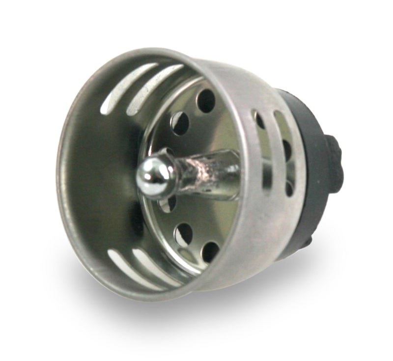 Highcraft 97733 Stainless Steel Junior Duo Strainer/Stopper (1.5 inch) -Replacement Basket for Bar and Prep Sinks Drains - Image 4